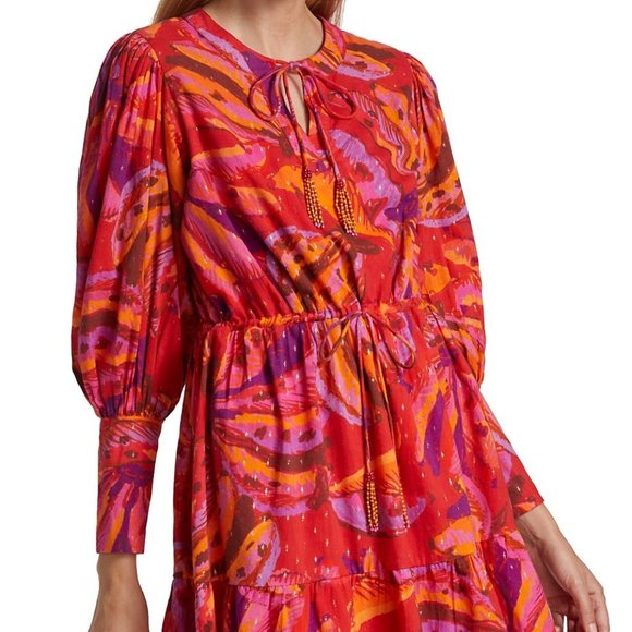 FARM Rio Banana Juice Cotton Minidress - Picture 2 of 7